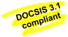 DOCSIS 3.1 compliant