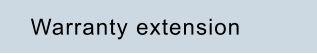 Warranty extension
